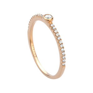 Esprit Třpytivý bronzový prsten s krystaly ESRG008311 53 mm