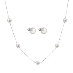 Evolution Group Elegantní zvýhodněná souprava šperků Pavona 21004.1, 22015.1 (náhrdelník, náušnice)