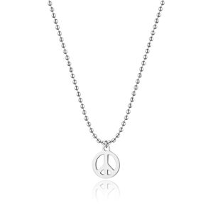 S`Agapõ Originální ocelový náhrdelník Peace Smile SSM002