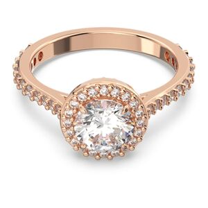 Swarovski Třpytivý bronzový prsten s krystaly Constella 5642640 58 mm